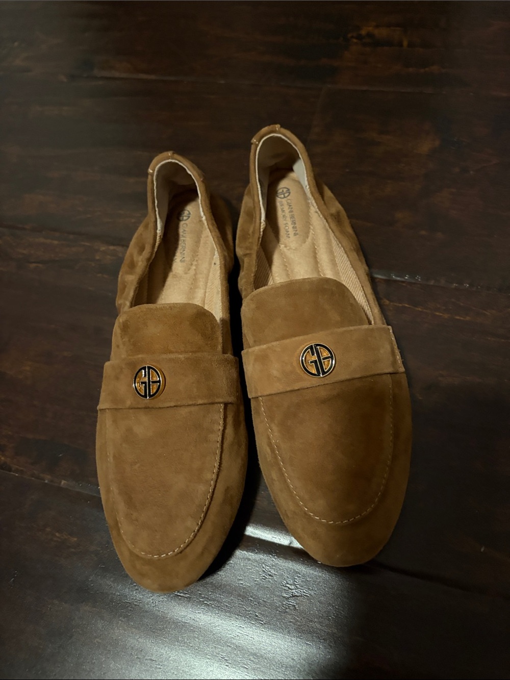 Gianni Bernini suede loafer